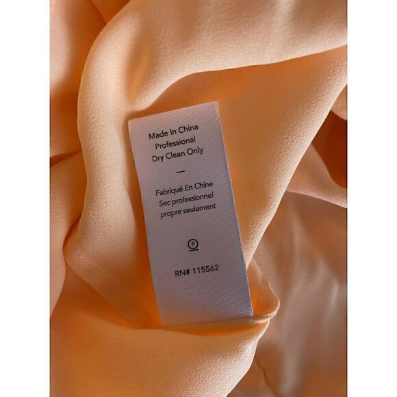 Elizabeth And James Dress Size 4 Women's Sleeveless Orange Layered Ruffle Dress - Picture 8 of 10